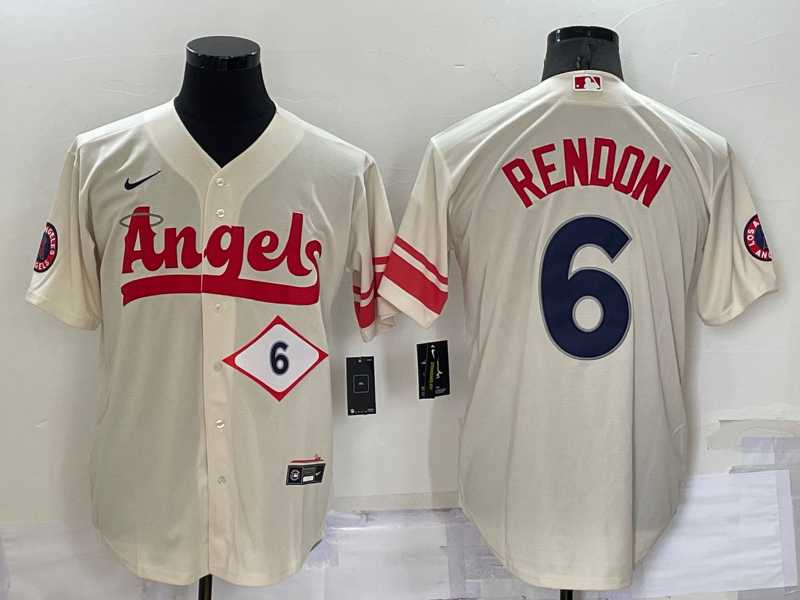 Angels 6 Anthony Rendon Cream Nike 2022 City Connect Cool Base Jerseys,We sell and wholesale Angels 6 Anthony Rendon Cream Nike 2022 City Connect Cool Base Jerseys on line form chian!